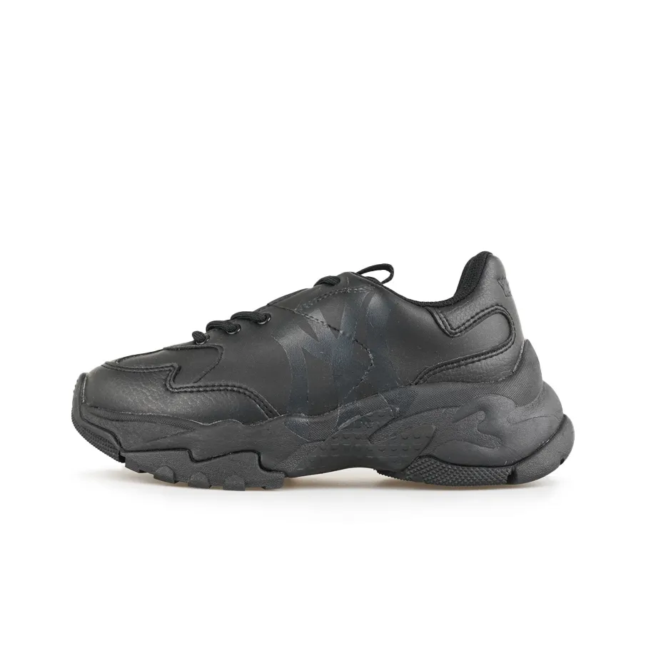 MLB Big Ball Chunky Амортизация Противоскользящие Легкие Увеличивающие высоту Низкие кроссовки с толстой подошвой Унисекс Черные