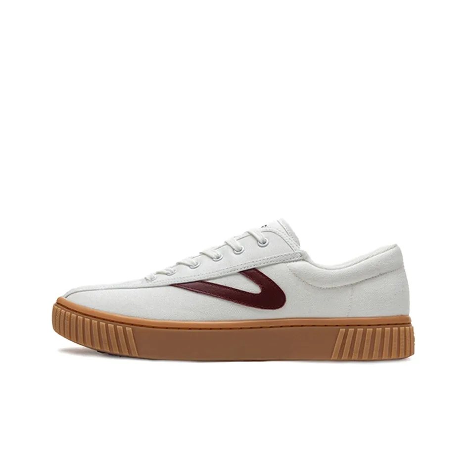 TRETORN Nylite Plus Slip Resistant, Abrasion Resistant, Lightweight Low Top Canvas Shoes Men's Burgundy