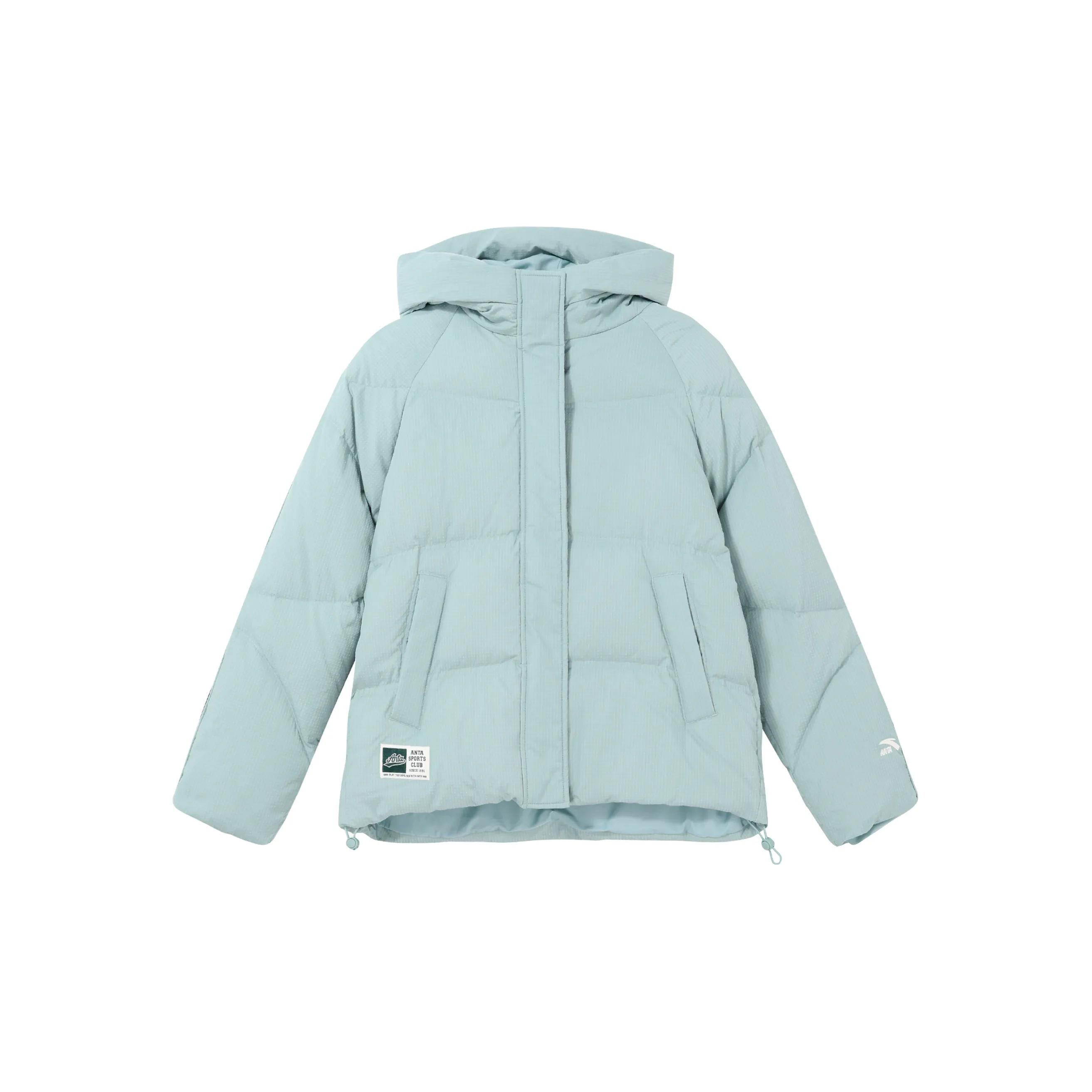 ANTA Life Collection Down Jackets Women's Crab Shell Cyan