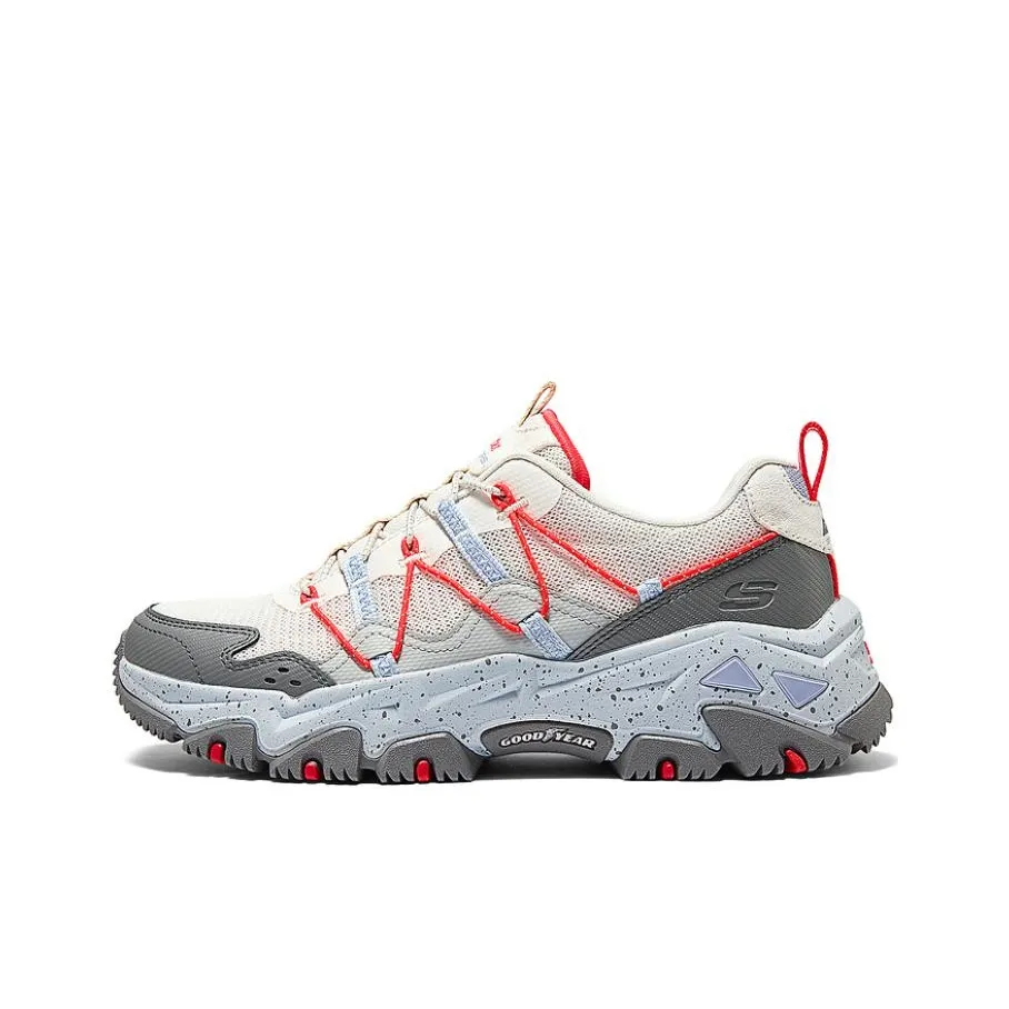 Skechers OUTDOOR Cushioning Anti Slip And Wear Resistant Low Top Outdoor Shoes Women's Milk White Gray