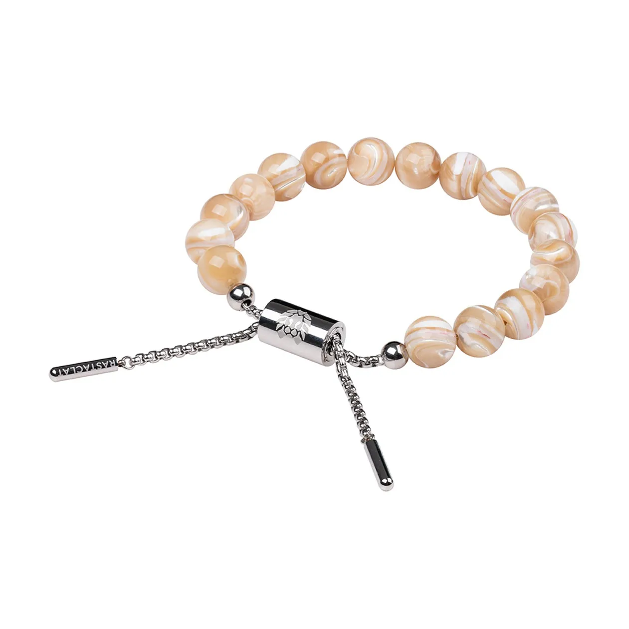 Rastaclat Желтый Жемчужная раковина Маленький Лев Китайский стиль Браслет с бусинами Унисекс