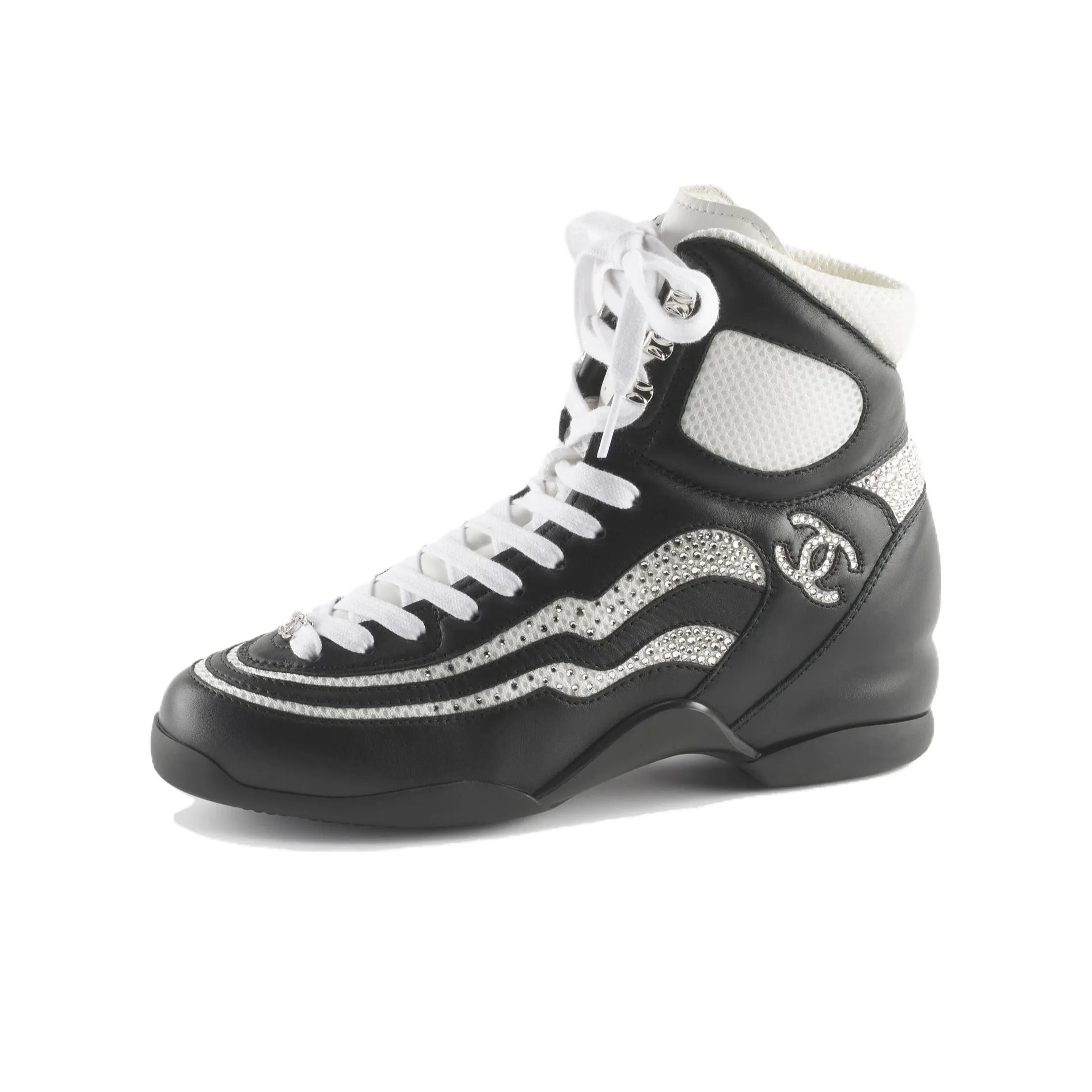 CHANEL Cushioning Wear Resistant High Top Casual Shoes Women's