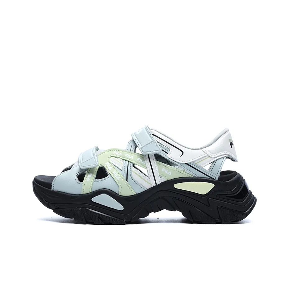 FILA Fishbone Сандалии Пляжные сандалии Женские Белый Зеленый