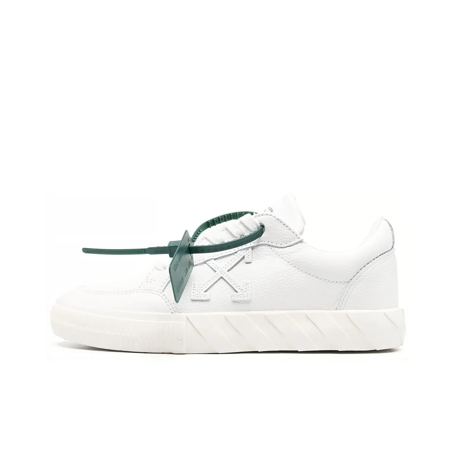 OFF WHITE Vulcanized Stylish Skateboarding Shoes Women's White