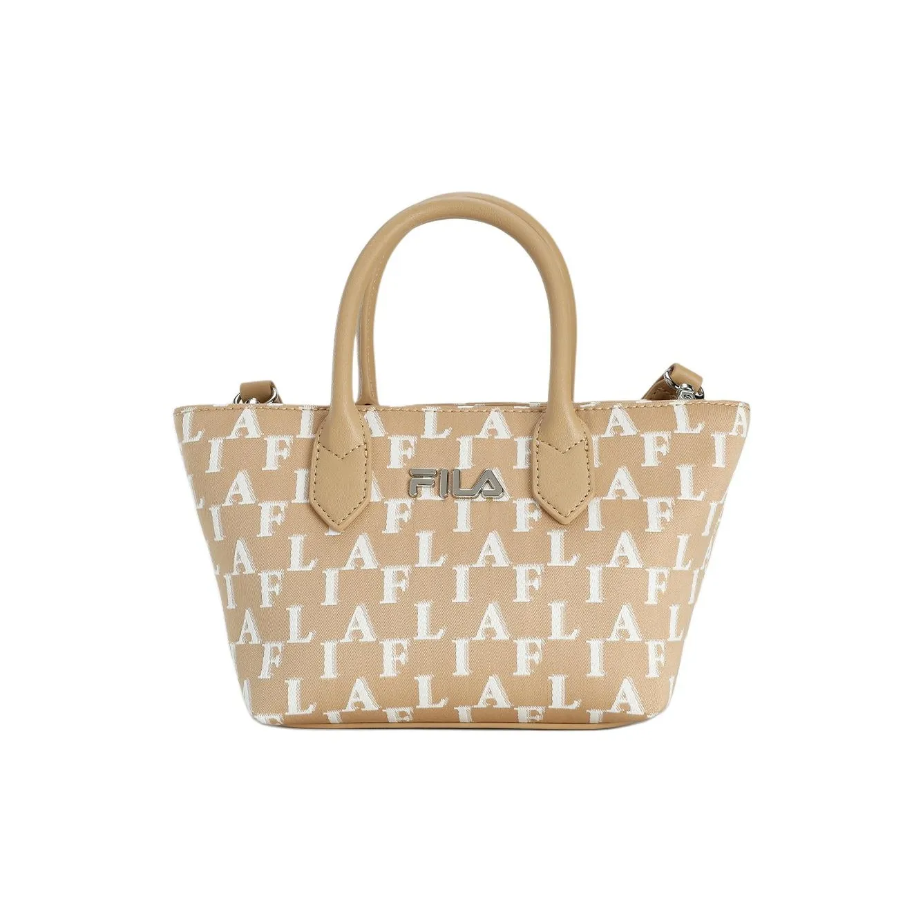 FILA Fabric Handbag Regular Women's Bear Brown