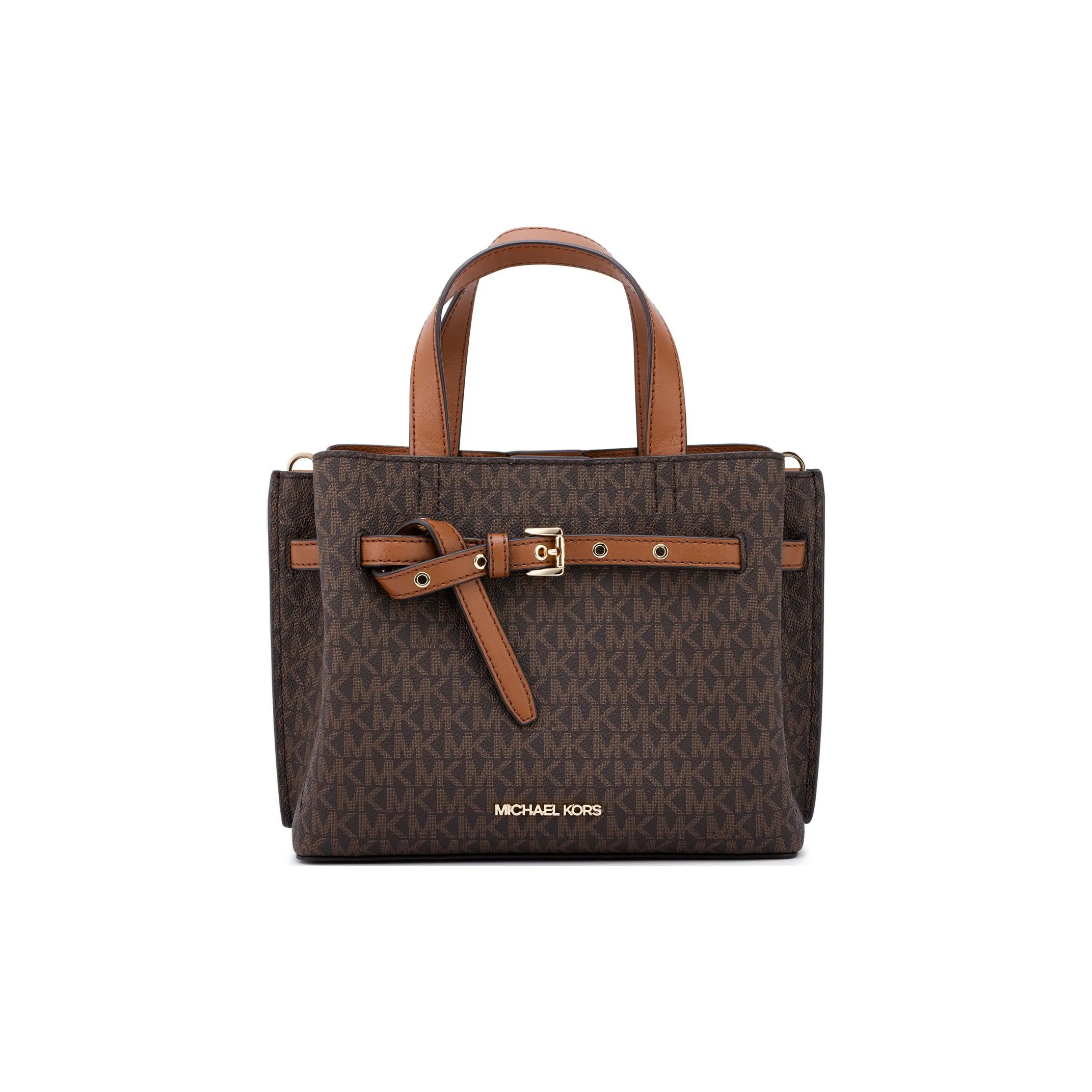 MICHAEL KORS Эмилия Искусственная кожа Сумка Сумка через плечо Маленькая Сумка через плечо Женская Кофейного цвета