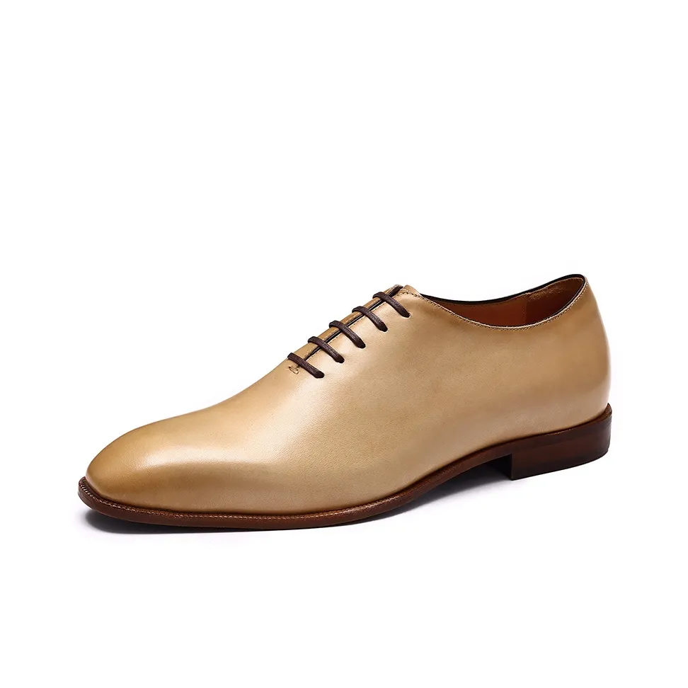 ASTON M.JAZZ Dress Shoes Men's Low Top Earth Yellow/Light Green