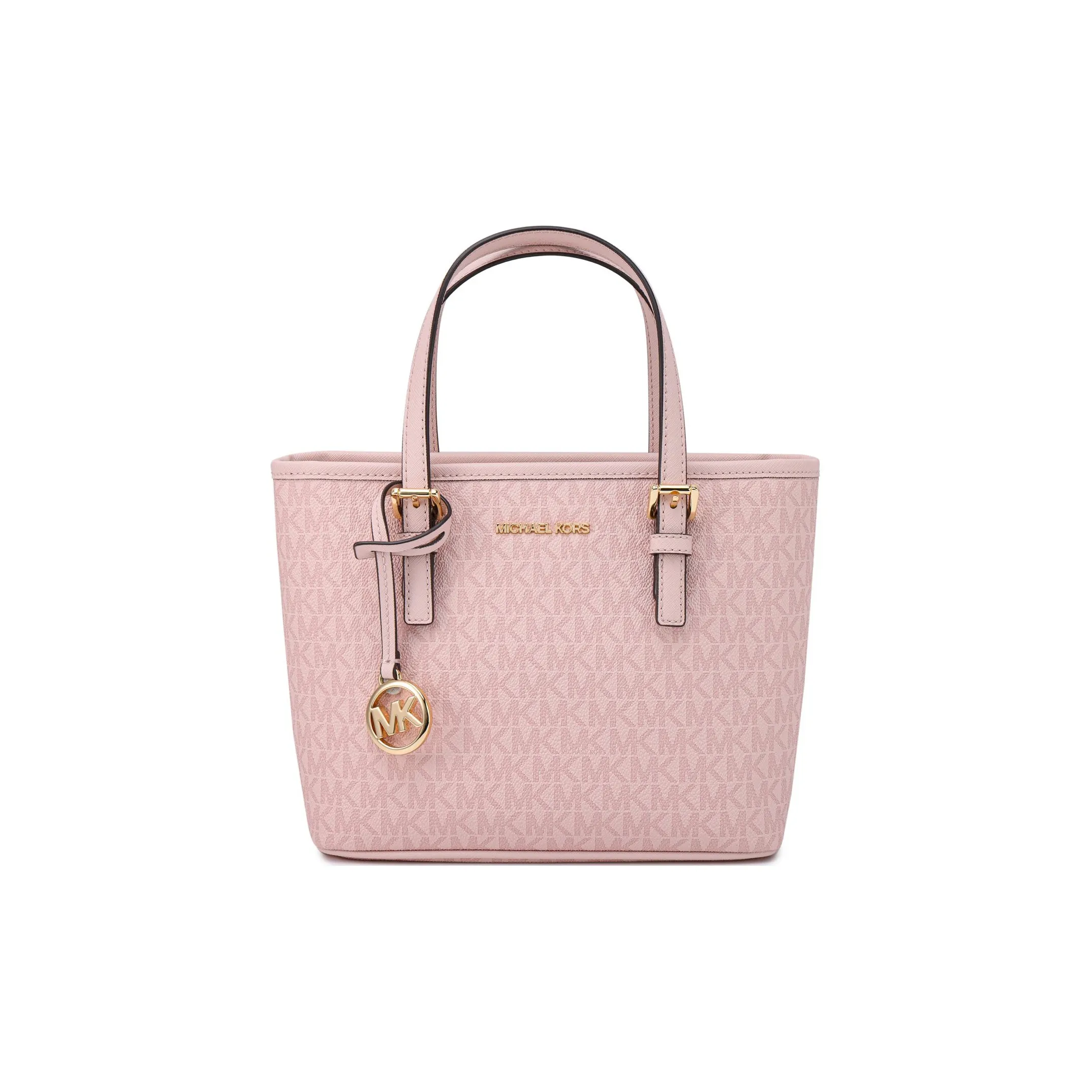 MICHAEL KORS Jet Set Холст Сумка через плечо Сумка Экстра Маленькая Женская Розовая