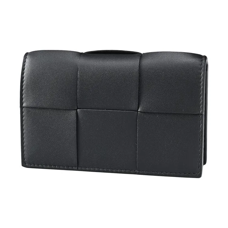 Bottega Veneta Sheepskin Card Holder Women's Black