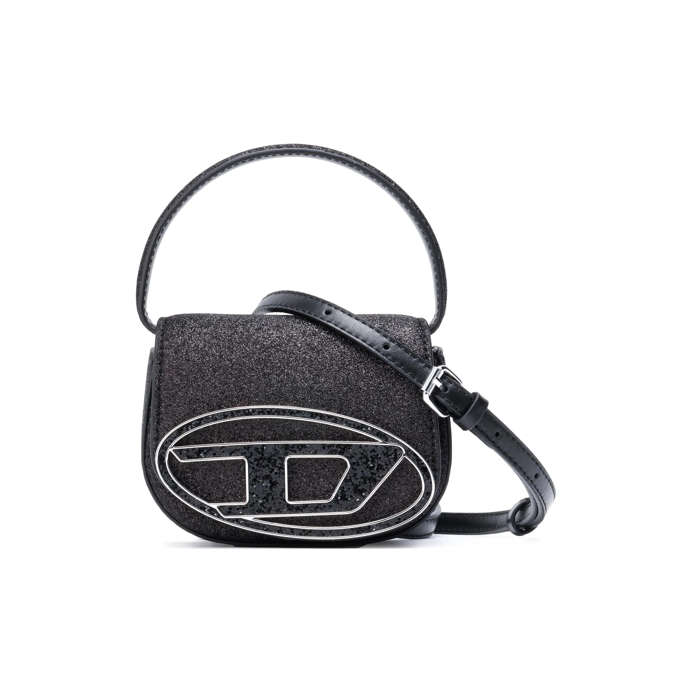 DIESEL Fabric Handbag Shoulder Bag Women's Black