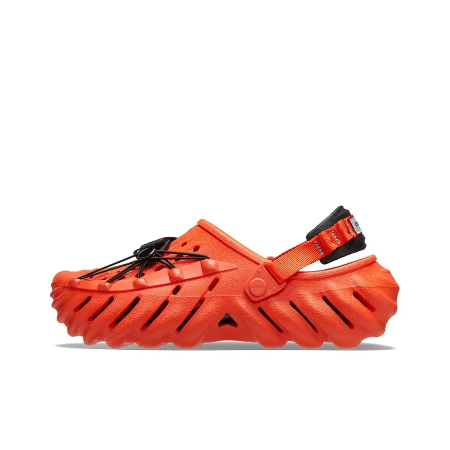 Crocs Echo Reflective Clogs 
Orange Black
