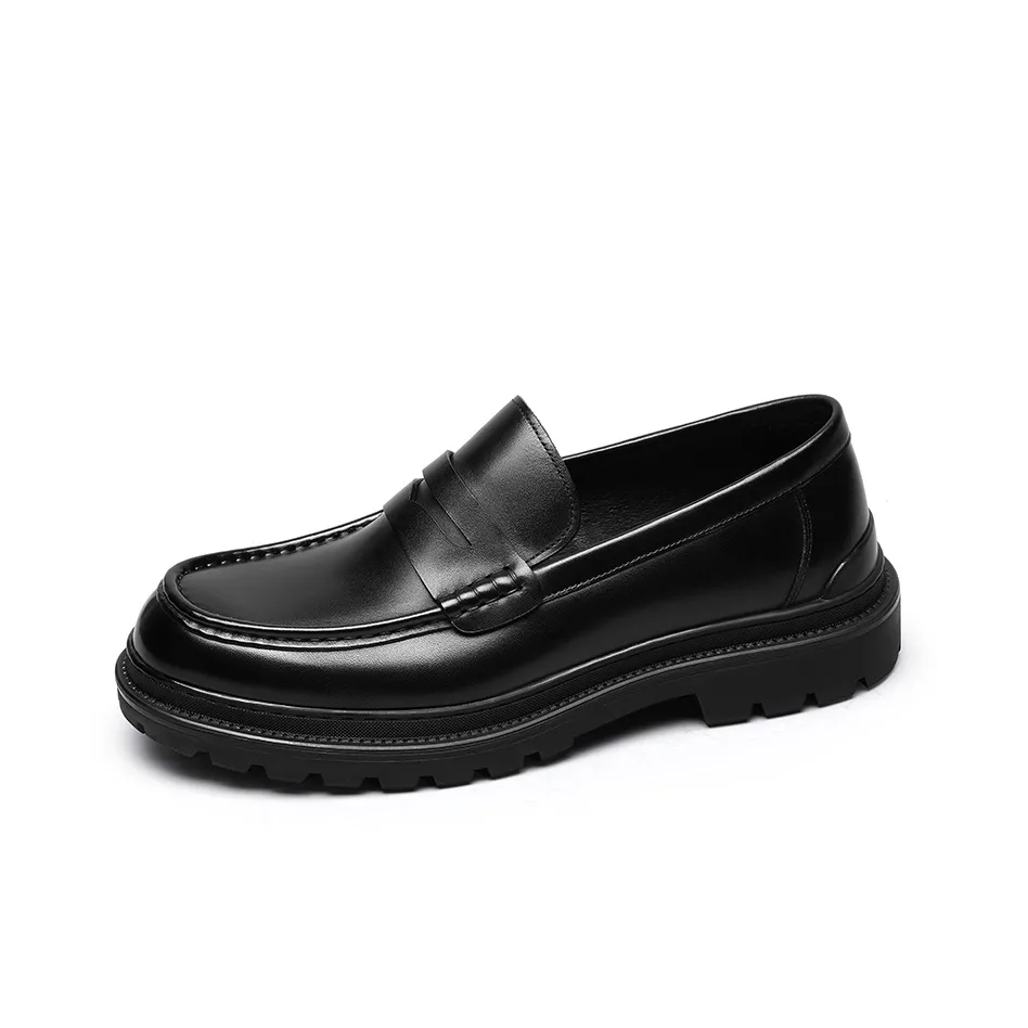 GOLDLION Loafers Flat Men's Black