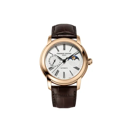 Frederique Constant Автоматический Механический Movement Мужские Часы 42 мм Белый