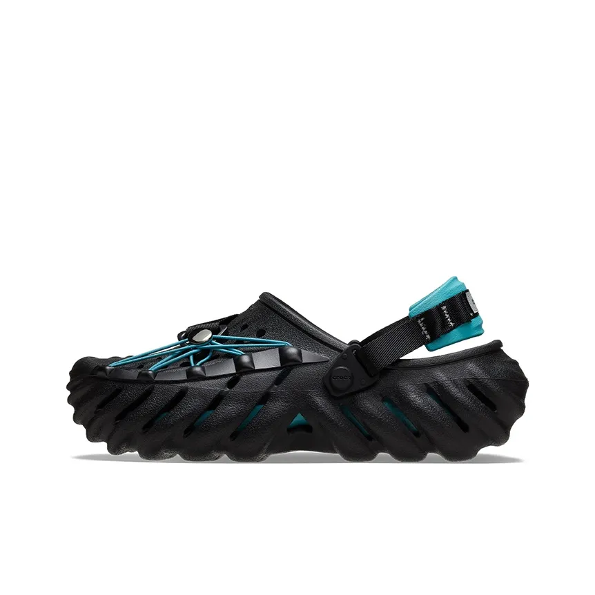 Crocs Echo Reflective Laces Clog 'Black Teal'