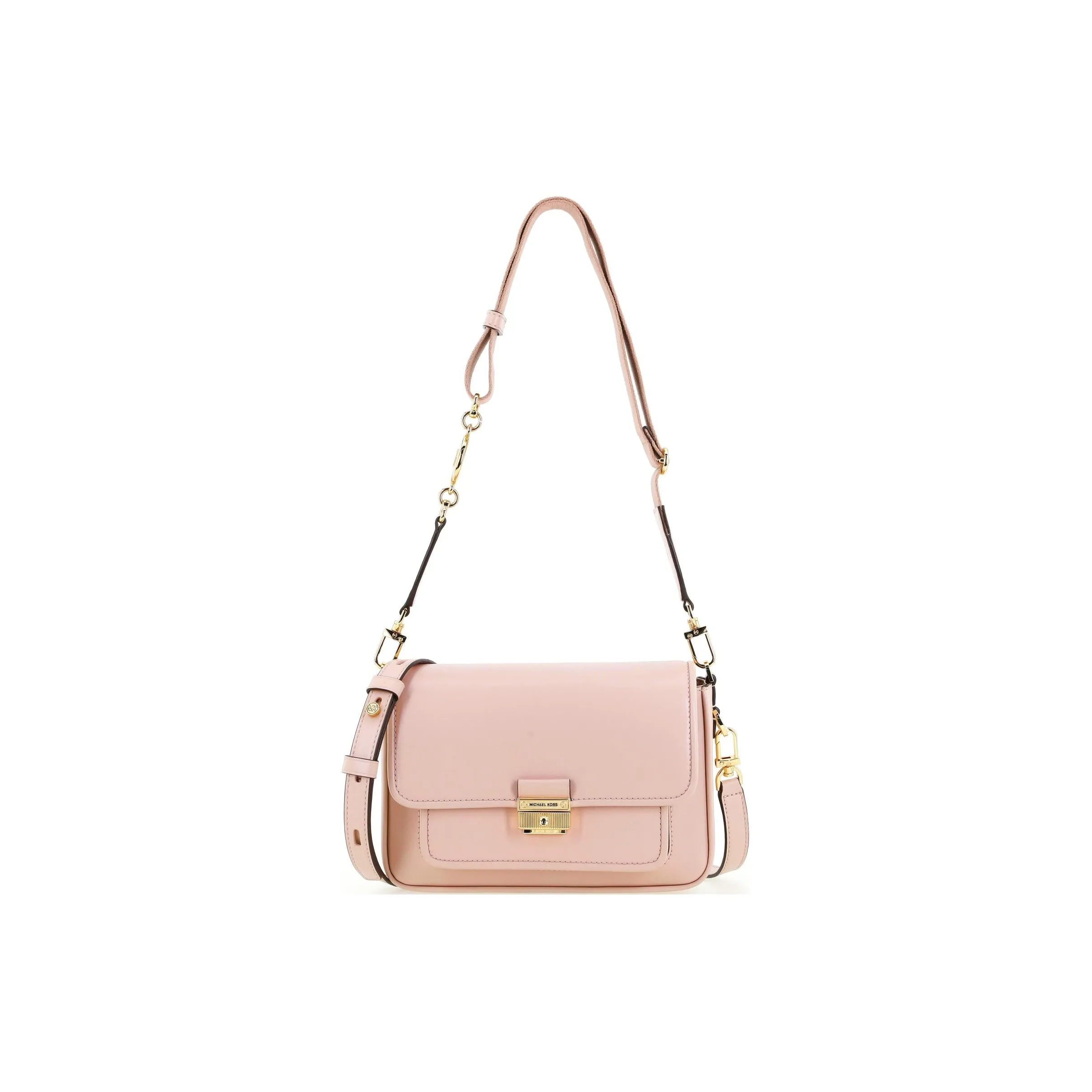 MICHAEL KORS Bradshaw Leather Envelope Bag Shoulder Bag Crossbody Bag Medium Size Women's Ballet Pink