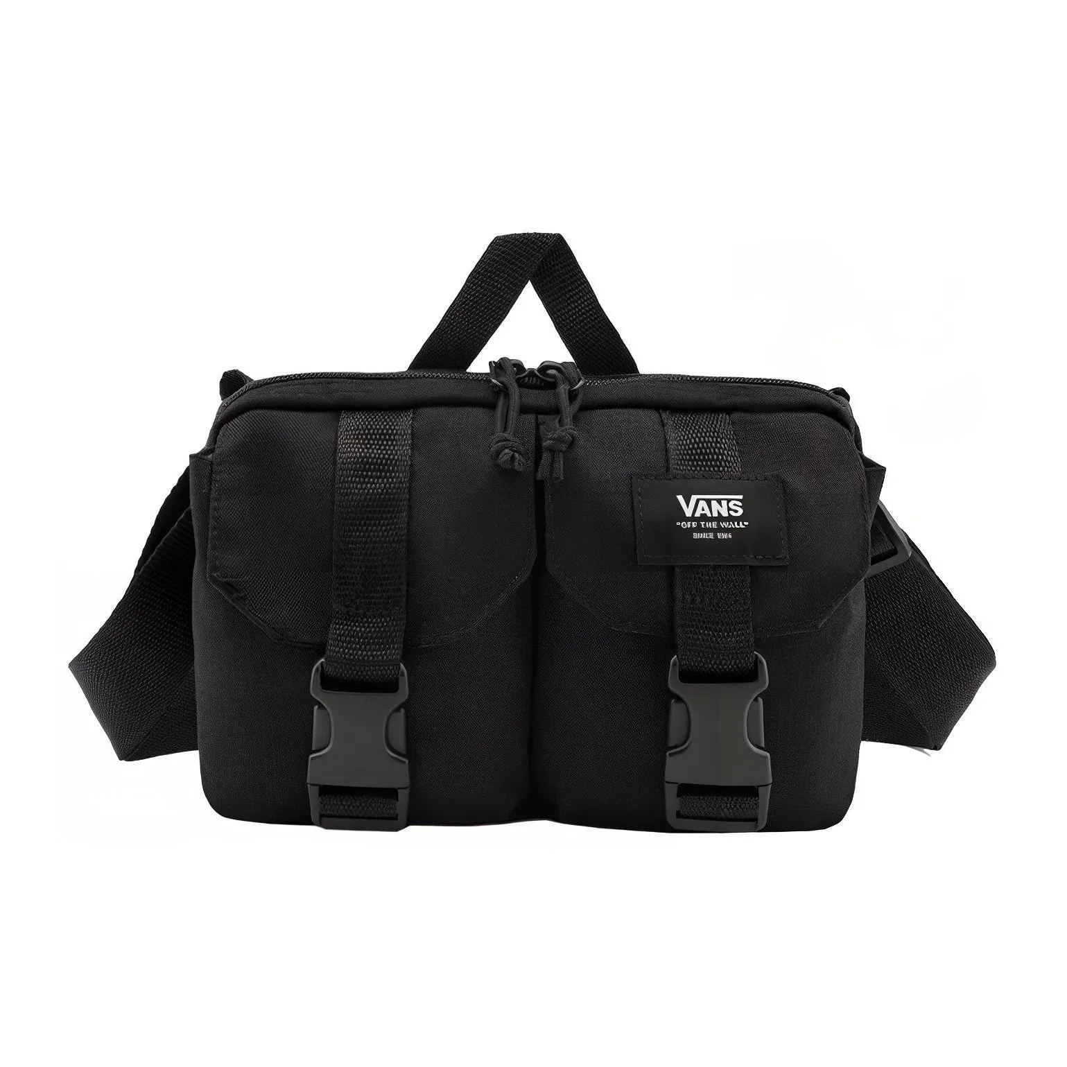 Vans Polyester Shoulder Bag Crossbody Bag Regular Unisex Pure Black