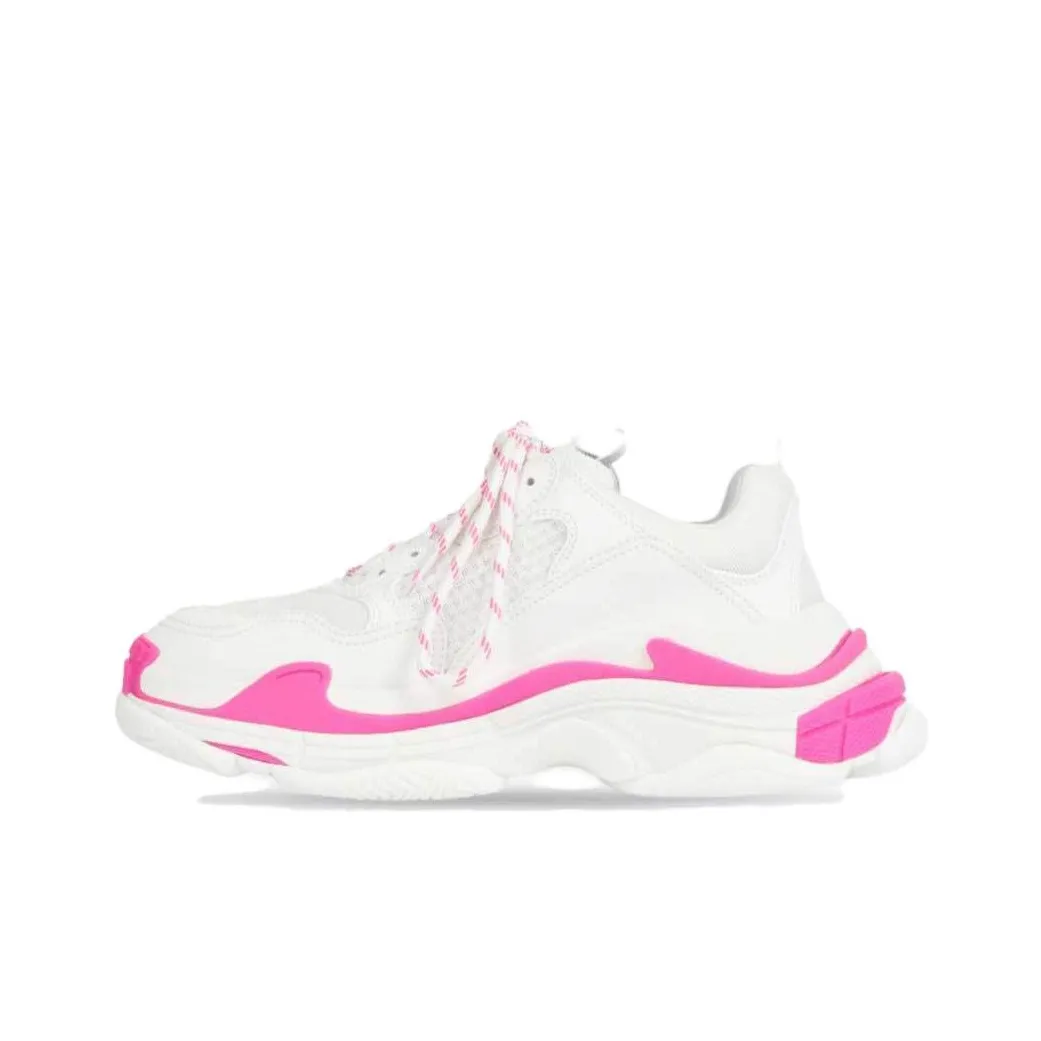 Balenciaga Triple S Sneakers 'White Fluo Pink'