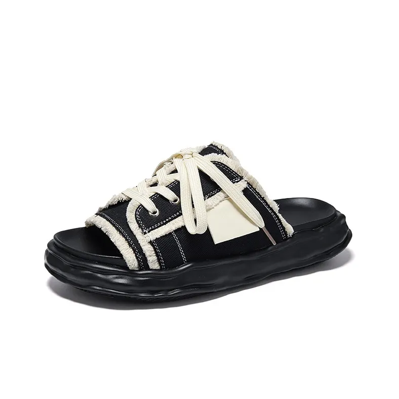 V ZERO FIVE Slide Slippers Men's Black