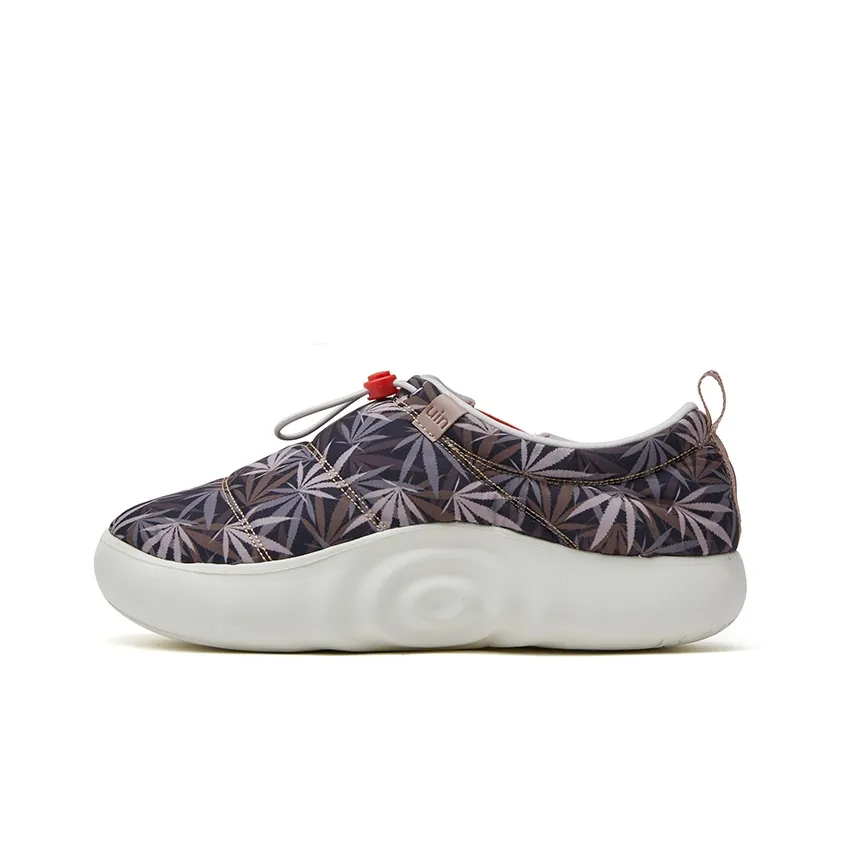 U.IN Painted Travel Shoes Toledo 1/10 Water-Resistant Lightweight Low-Top Casual Shoes Men's