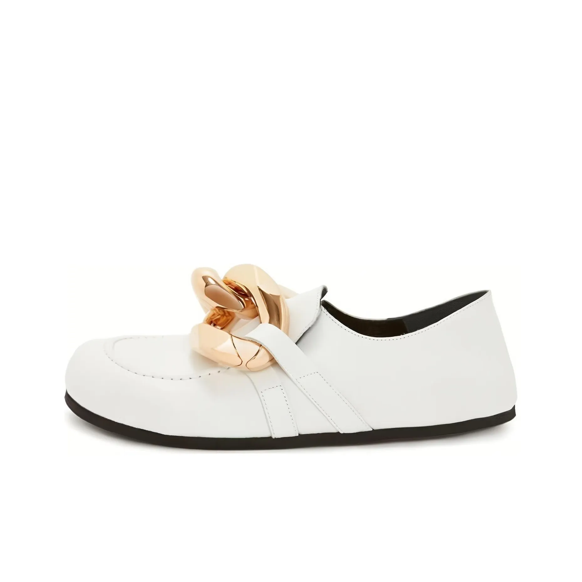 JW Anderson Chain Leather Loafers Women's