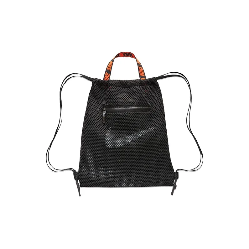 nike Полиэстер Спортивная Тренировочная Сумка Рюкзак Стандартный Унисекс Оранжевый Черный