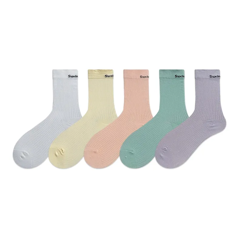 COTTON CHEESE Mid Calf Socks Women's