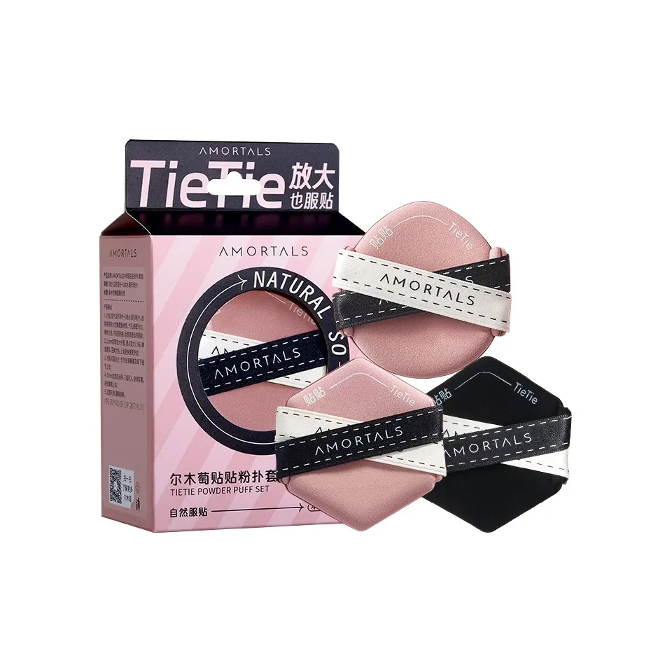 AMORTALS Dry and Wet Dual Use Двойной Bandages Двойной Sided Air cushion Розовый Легко наносится без эффекта "каки"