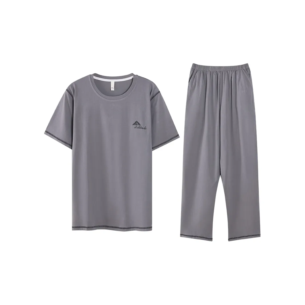 CHUDUAN Ice Silk Пижамный комплект Мужской