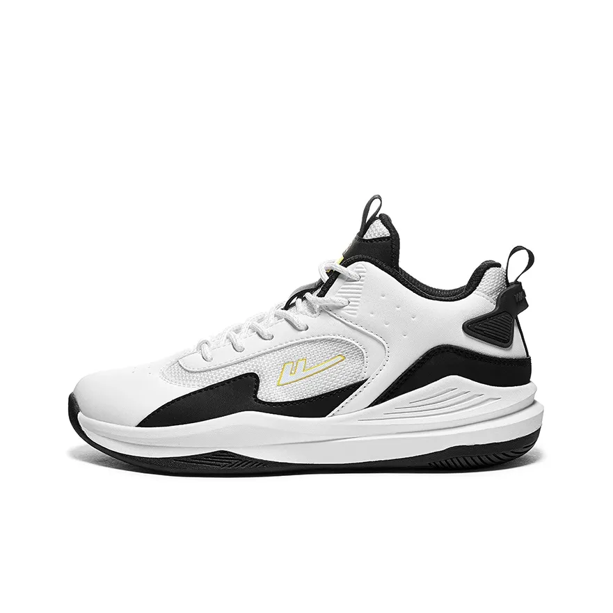 WARRIOR Basketball Shoes Men's Low Top White Black