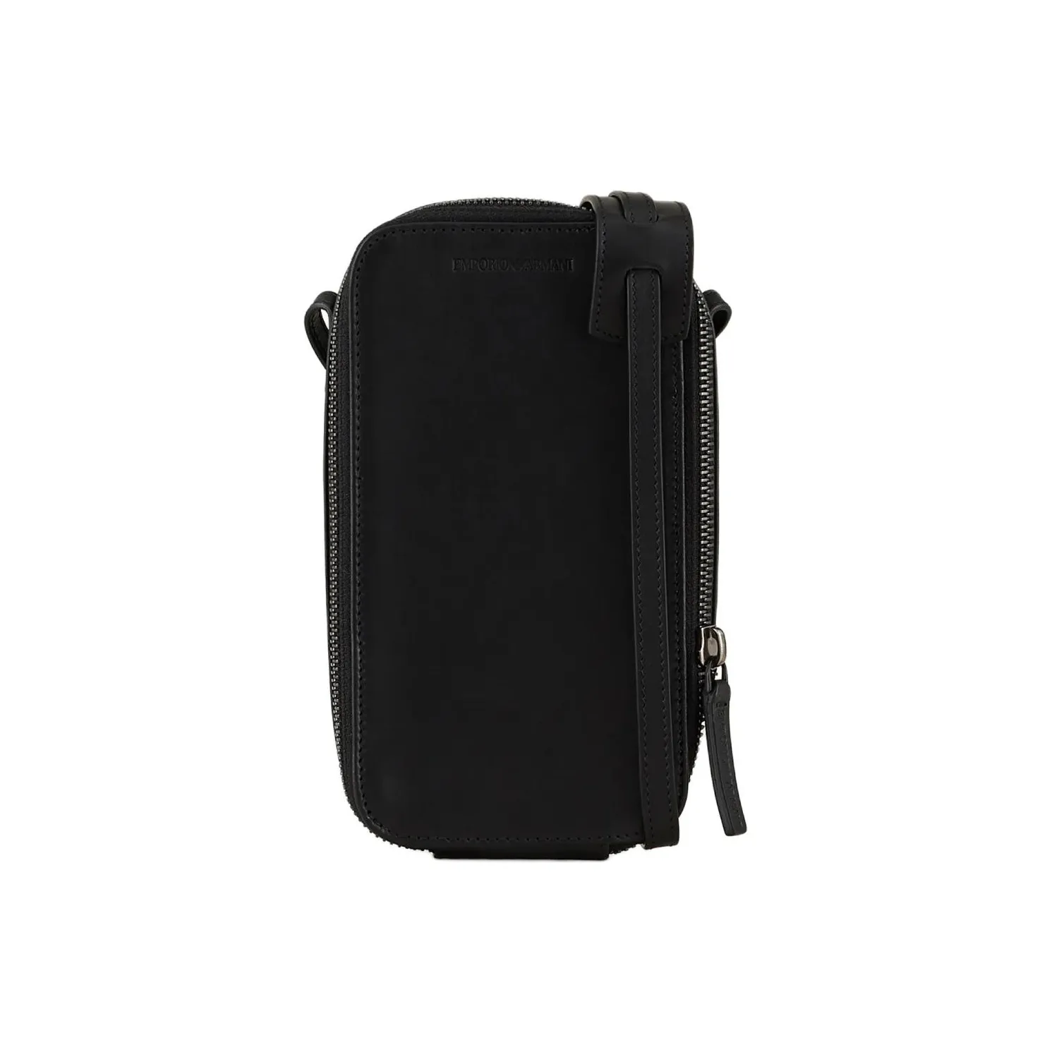 EMPORIO ARMANI Телячья кожа Сумка через плечо Мужская Черная