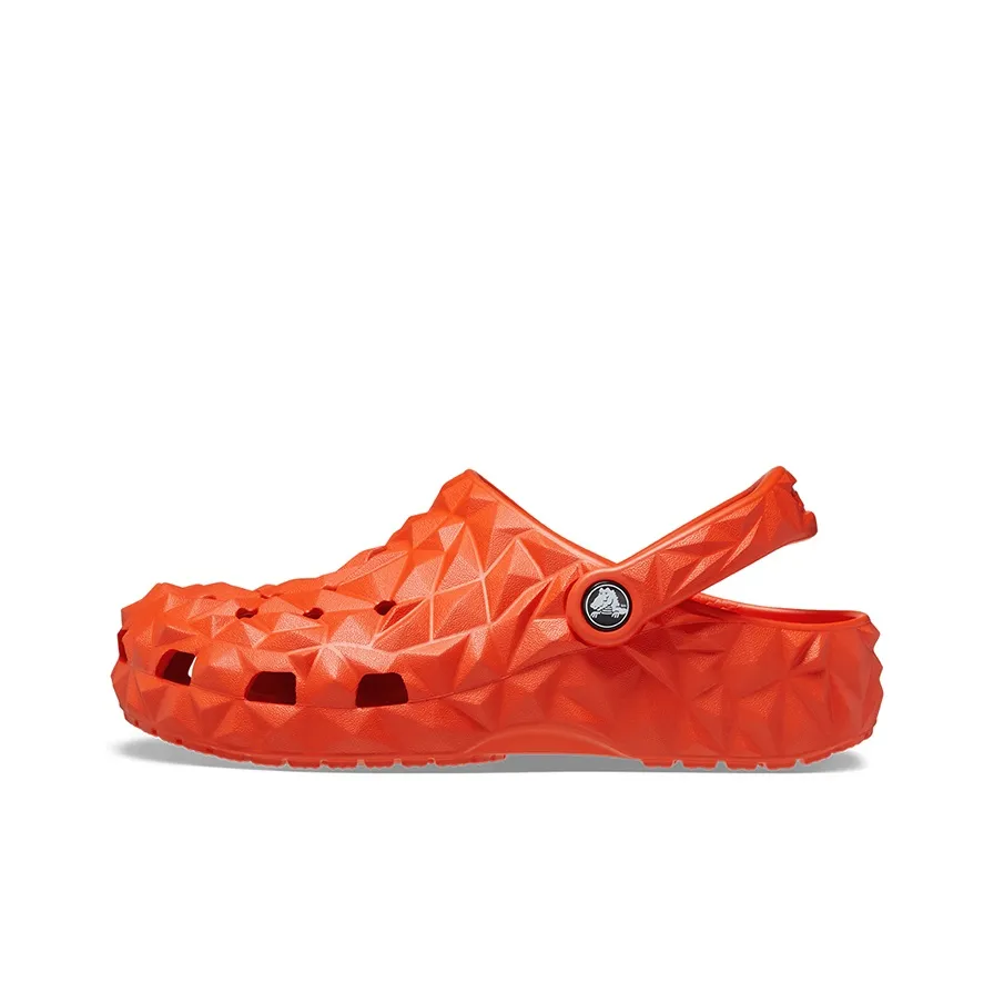 Crocs Classic Geometric Clogs 
Orange
 Women
s