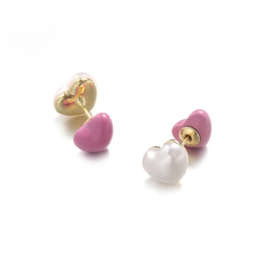 KING OF BLING Сплав Искусственная жемчужина Серьги-гвоздики Женские