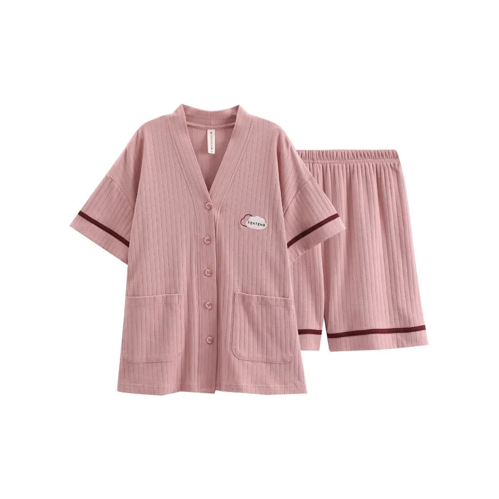 FENTENG Пижамный комплект женский пастельно-розовый
