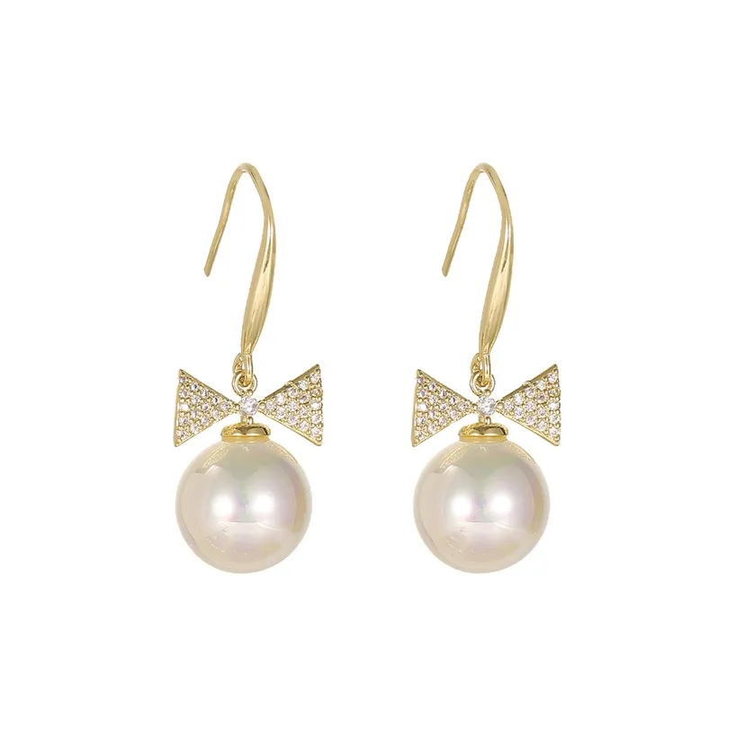 Yi Can Покрытые Реальные Золото Серьги Женские