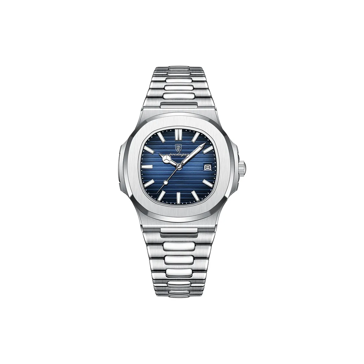 Rlychee Кварцевый механизм Мужские часы 41mm*41mm*11mm Синий