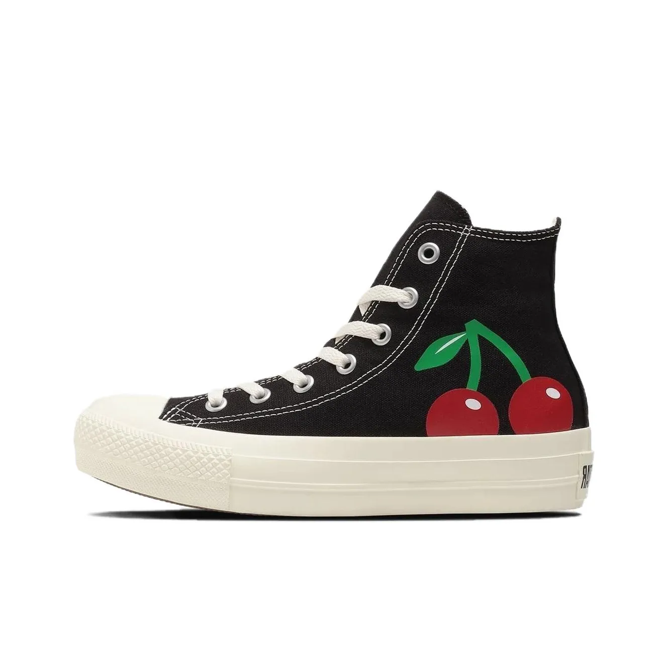 Converse All Star Plts Cherryprint HI High Top Canvas Shoes Women's Black