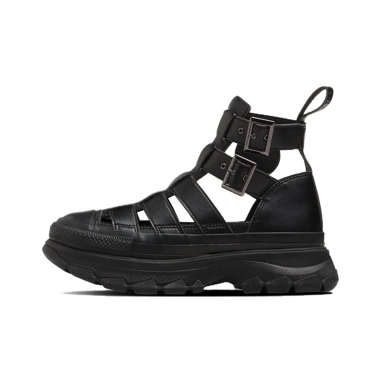 Converse All Star Ⓡ Trekwave Gladiator HI Roman Sandals Unisex Black Japan Version