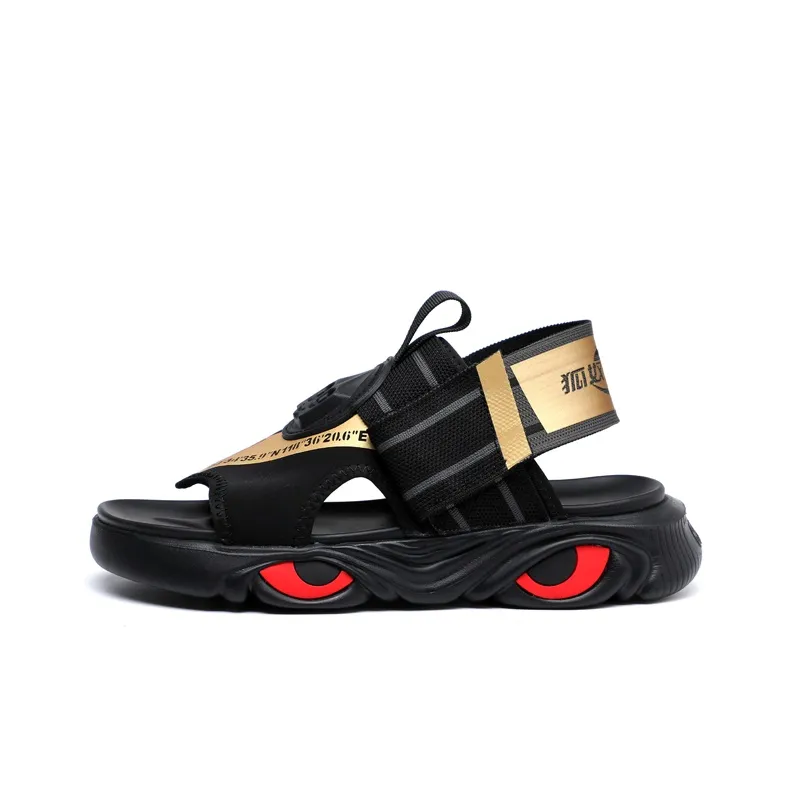 HUNU Пляжные сандалии Золотого цвета Мужской