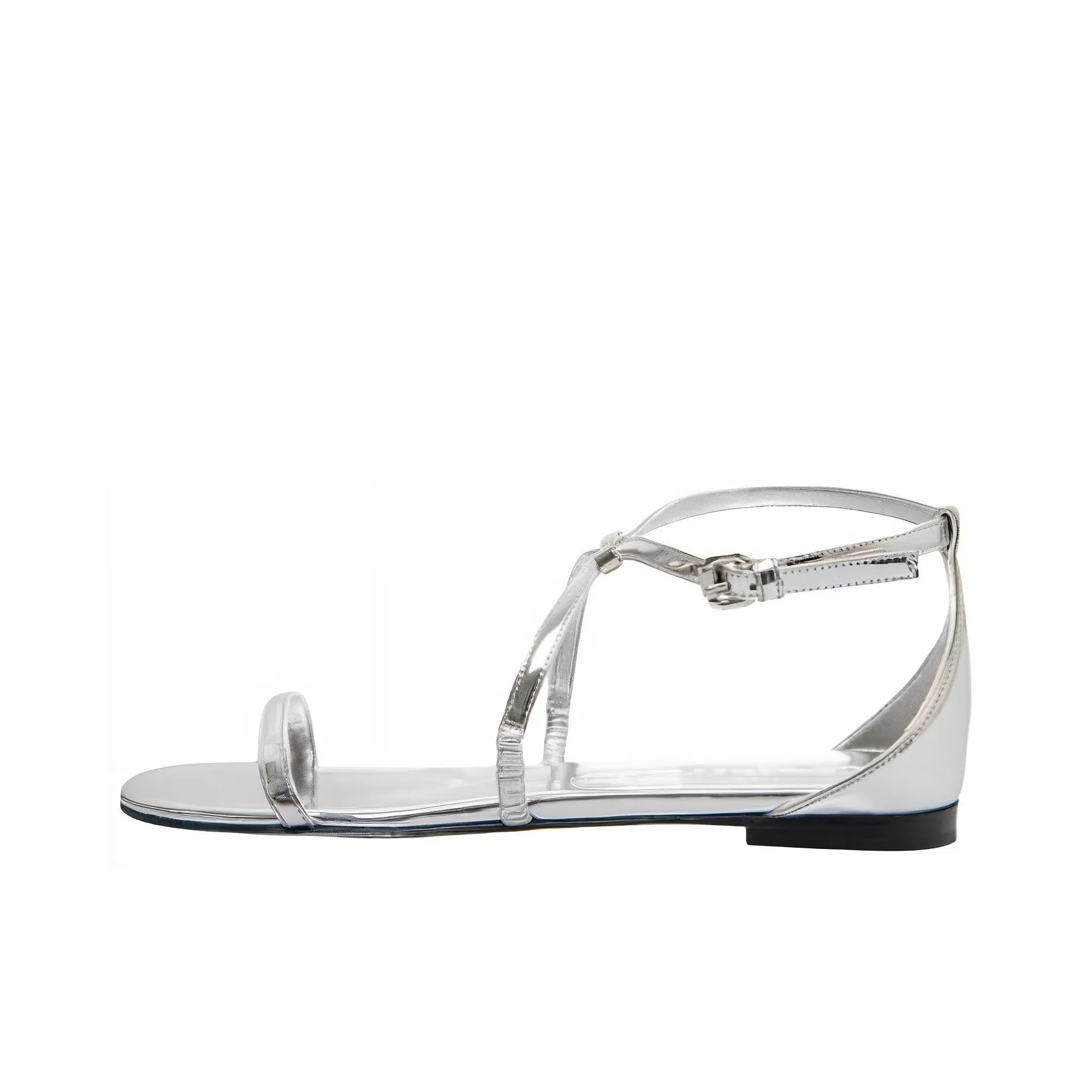 Alexander McQueen Golden Goose Deluxe Brand Strappy Metallic Sandals Women's