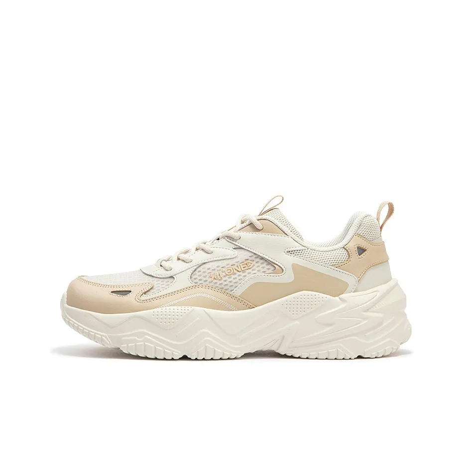 361° Ode Anti Slip And Wear Resistant Breathable Low Top Casual Shoes Men's Apricot Tea Brown