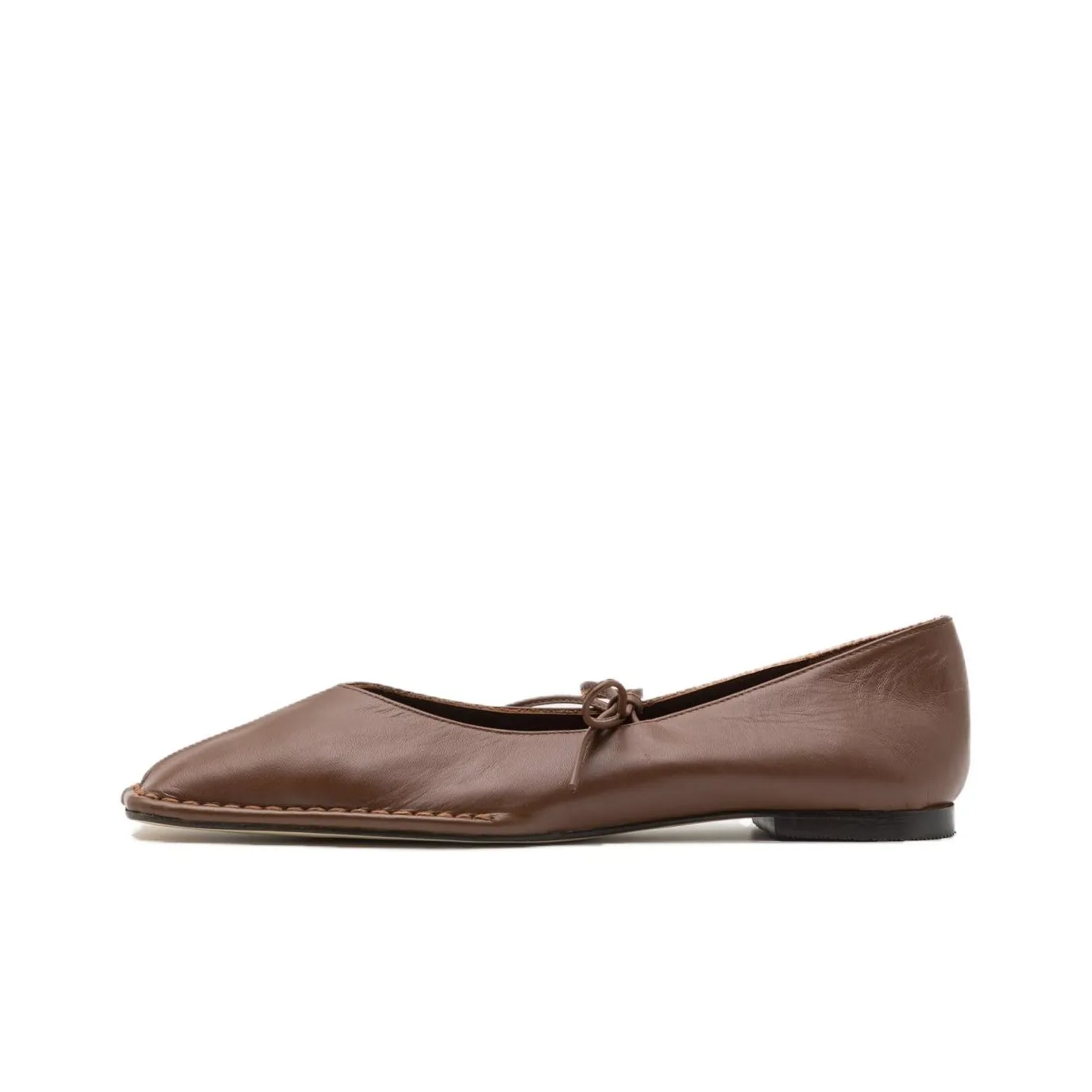 ALOHAS Sway Leather Ballerina Shoes