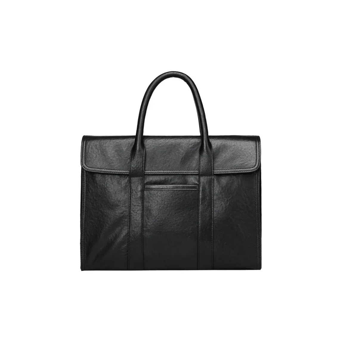 CMLZIUA Сумка из крупнозернистой текстуры коровьей кожи унисекс черного цвета