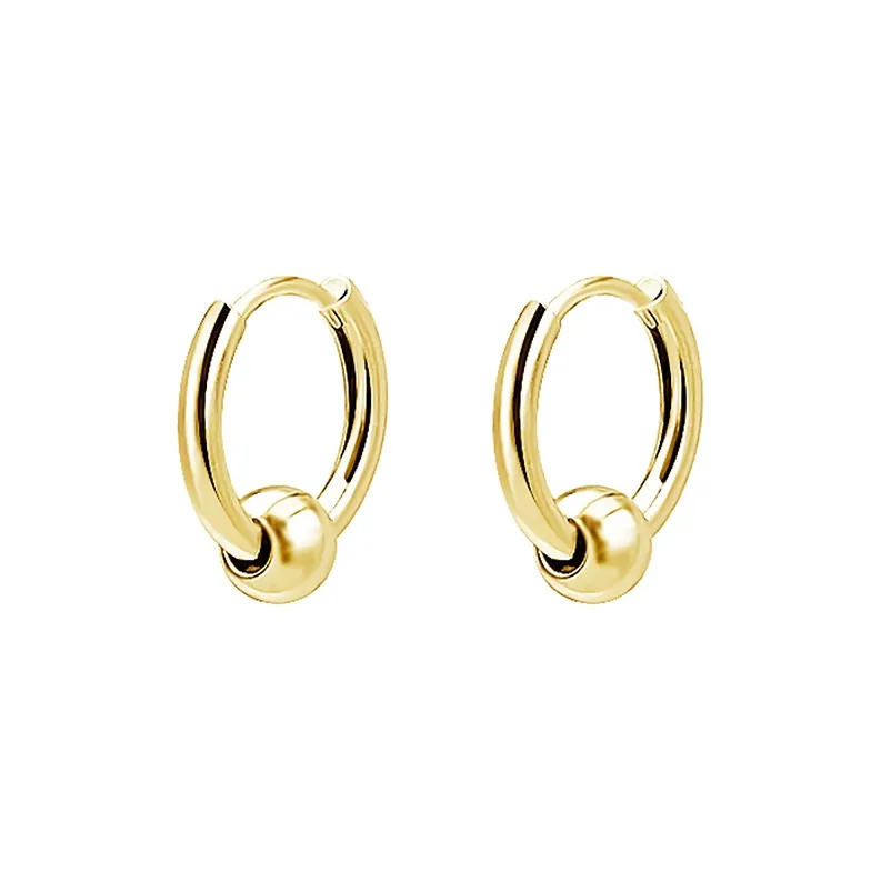 Yi Can Покрытие Real Золото Серьги Женские