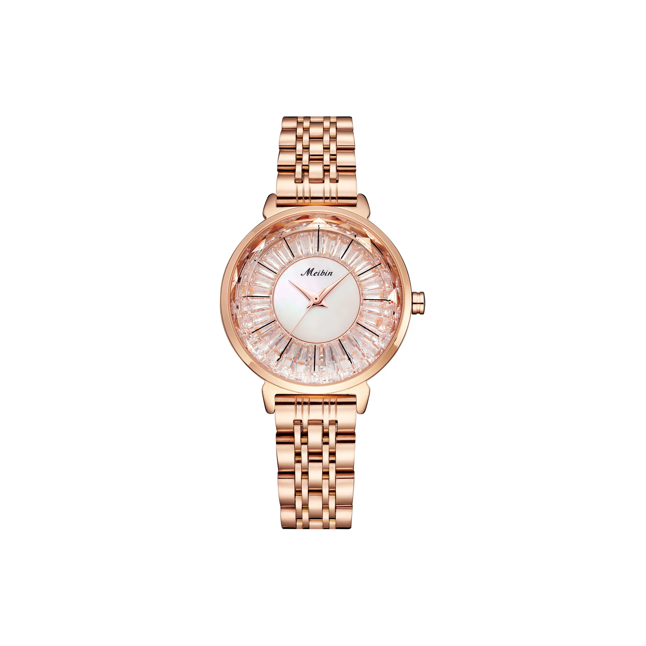 Meibin Кварцевый Movement Женские Часы 33 мм Золотые