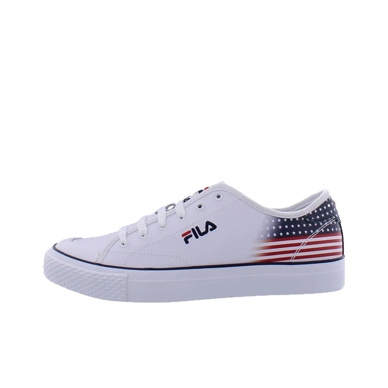 FILA Monroe Americana Low Top Skateboard Shoes Men's White Blue Red