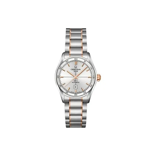 CERTINA Автоматический Механический Movement Женские Часы 30MM Серебряные