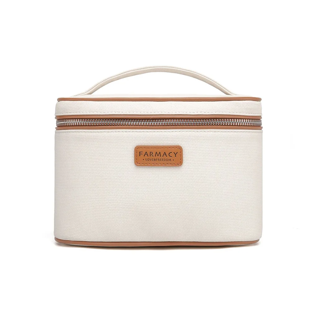 FARMACY Синтетическая кожа сумка для хранения макияжа стандартная женская черный хаки зеленый