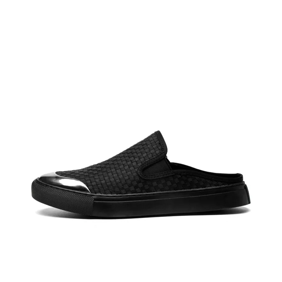 A Fairy Tale Of A Pair Of Shoes Wrap toe Slippers Men's Black