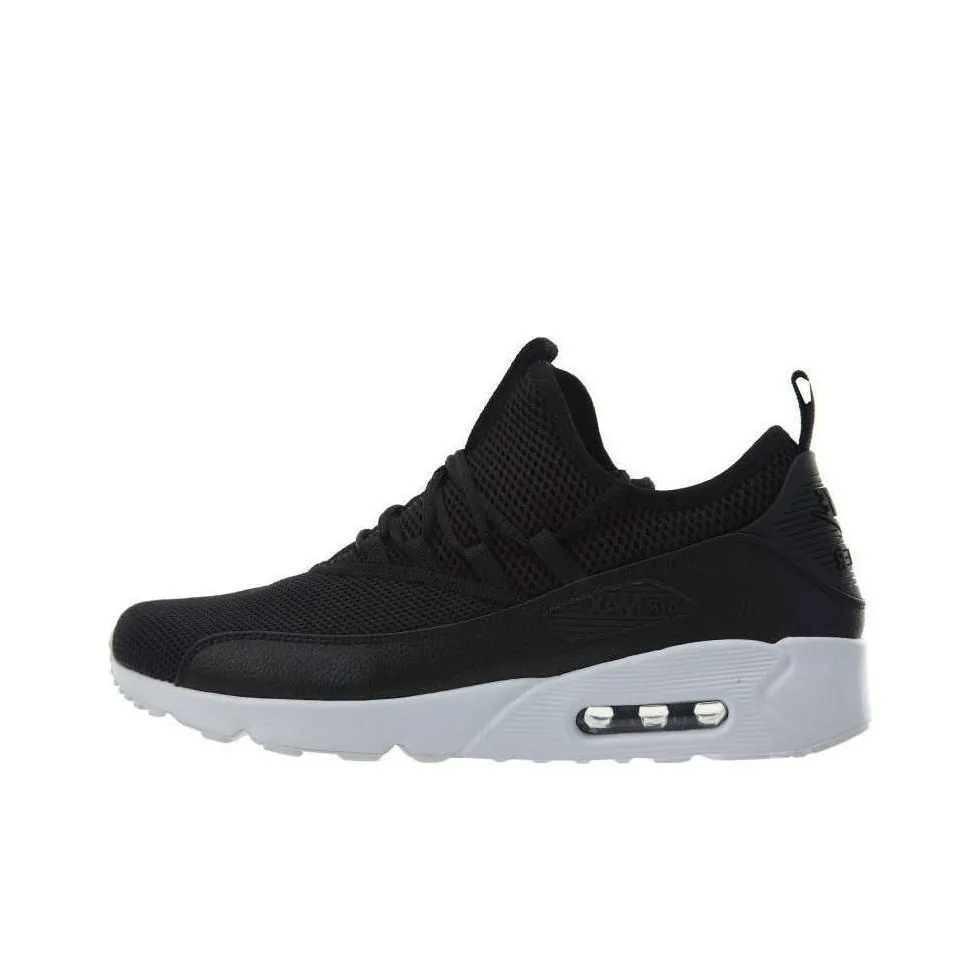 Nike Air Max 90 Low Топ Беговые кроссовки Мужской Черный белый