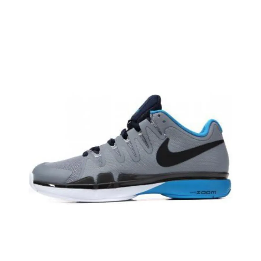 Nike Zoom Vapor 9.5 Tour Cushioning Abrasion Resistant Breathable Low Top Tennis Shoes Men's Gray